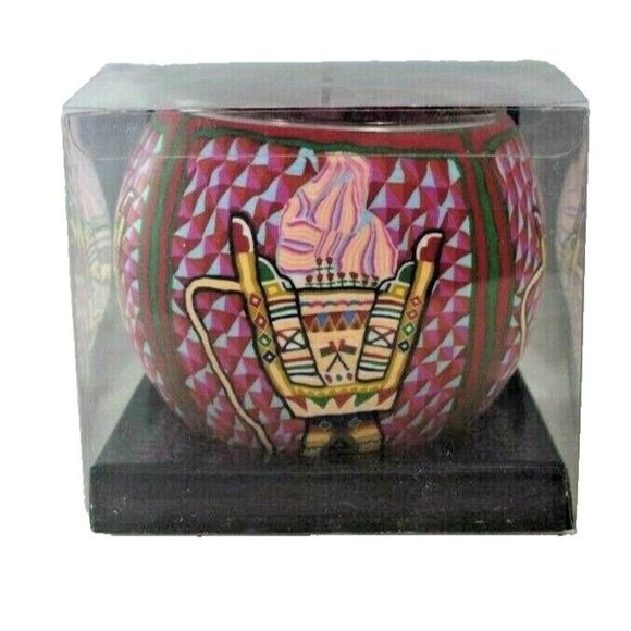 Bait Al Zubair Museum Decorative Round Glass Candle Holder (Oman) 2012 - Picture 4 of 6